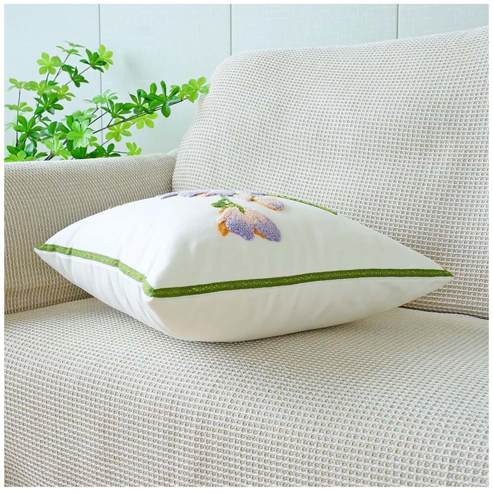 Funda De Coj&iacute;n Bordado Floral Mod15 image number 2.0