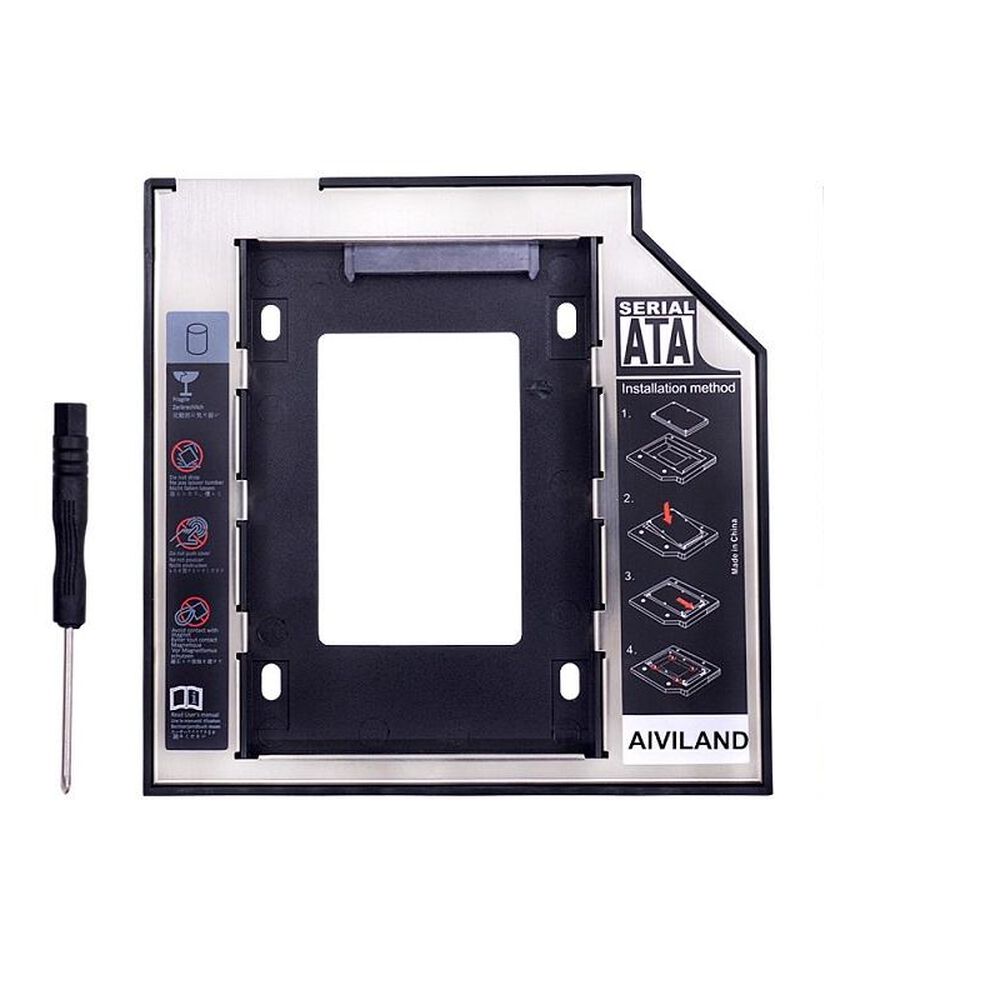 Caddy Para Disco Ssd O Hdd De 2.5" Sata / 9.5mm High Speed image number 2.0