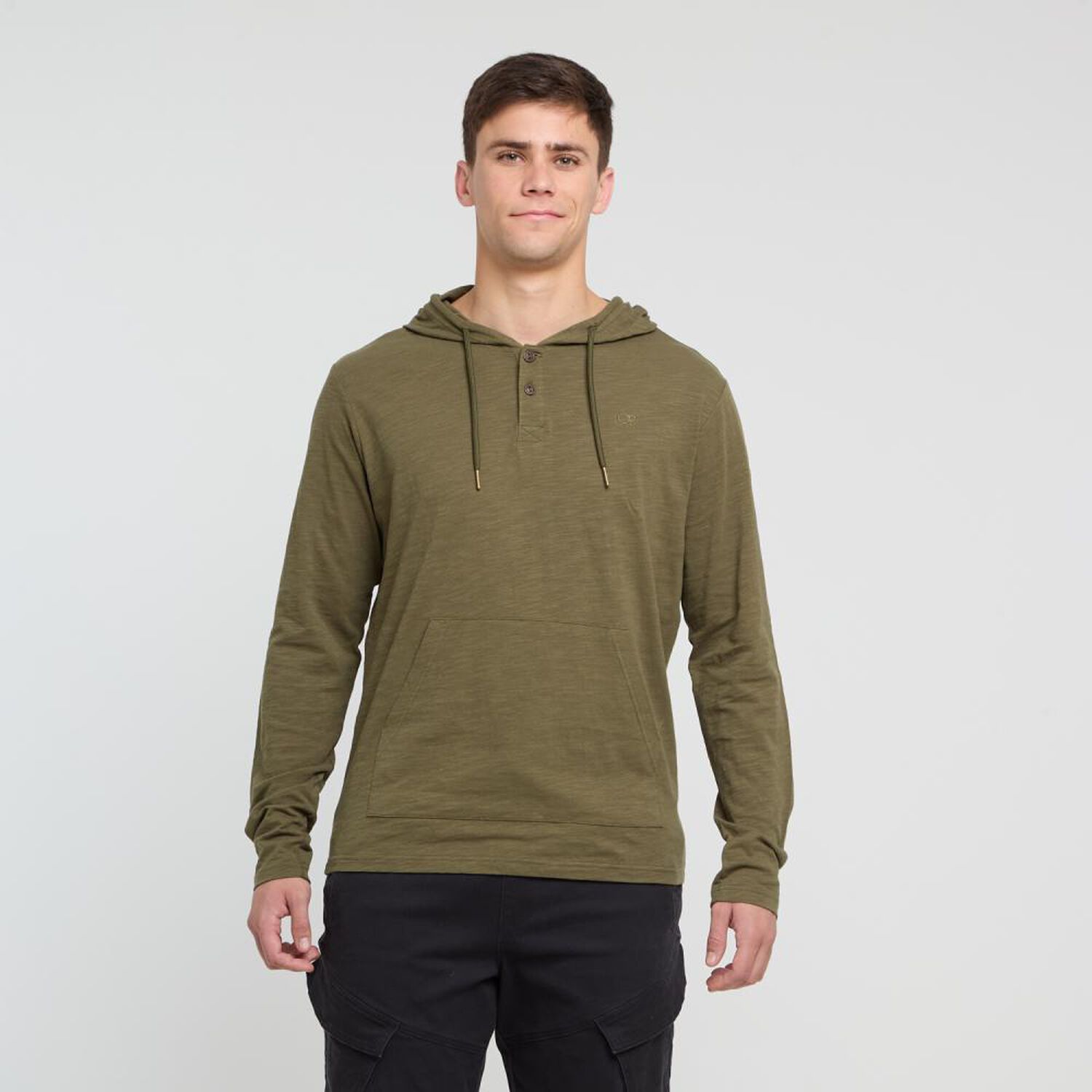 Polera Lisa Slim Manga Larga Cuello Alto Hombre Ocean Pacific image number 0.0