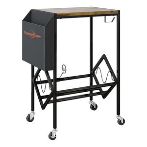 Mesa Soporte Tocadiscos Almacenamiento Vinilos Doble Capa