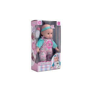 Mu&ntilde;eca Baby Doll Bostecitos 36 Cm 12 Sonidos