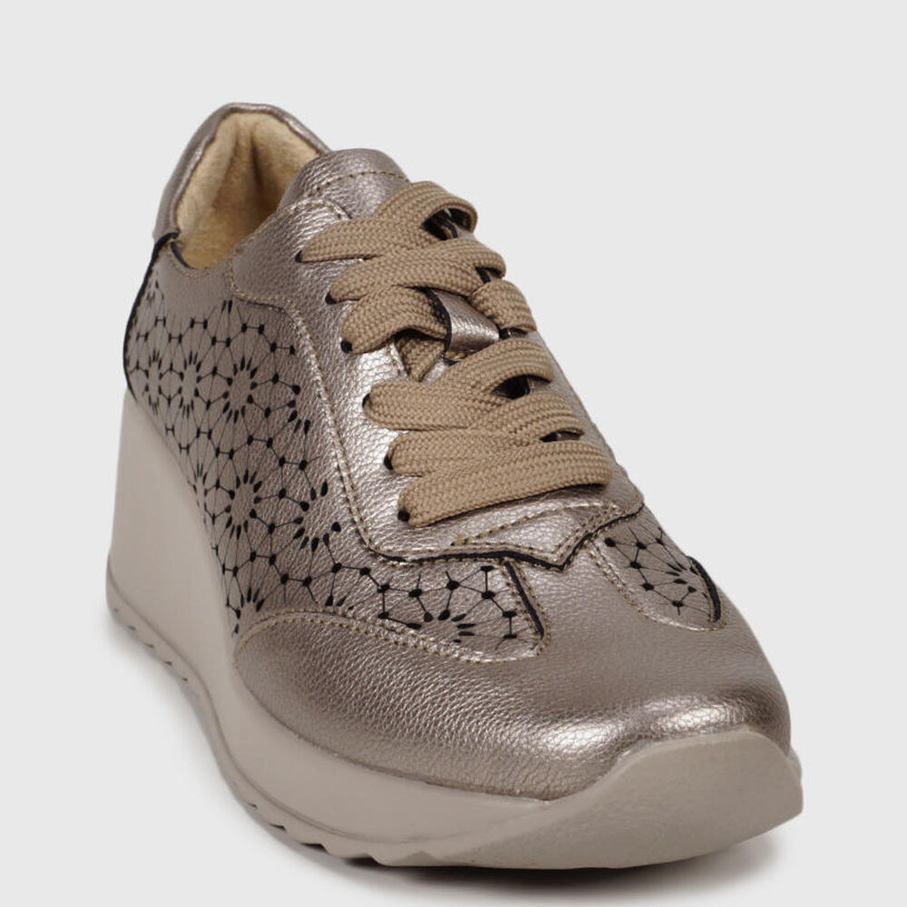 Zapatilla Cuero Felisas Bronce image number 2.0