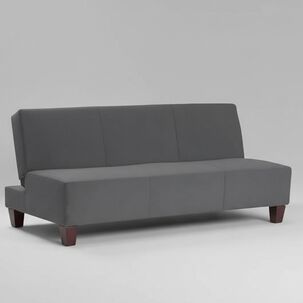 Fut&oacute;n Sof&aacute; Cama 3 Cuerpos Tapiz Genova - Sin Reposabrazos (grafito)