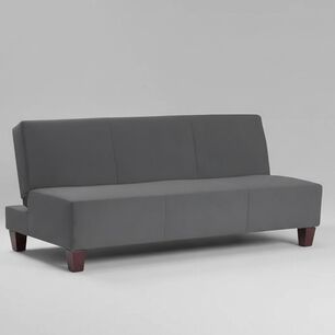 Fut&oacute;n Sof&aacute; Cama 3 Cuerpos Tapiz Genova - Sin Reposabrazos (grafito)