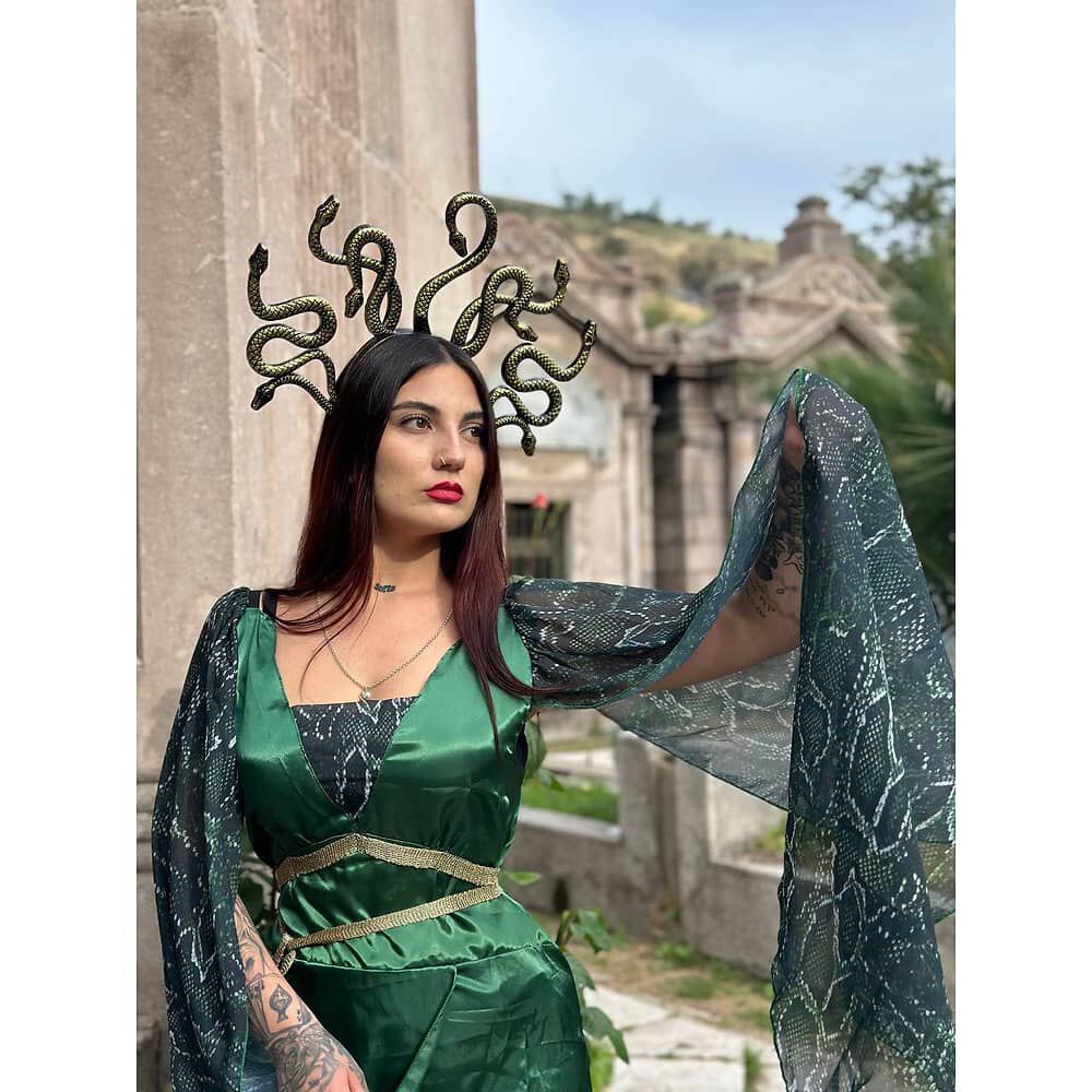 Disfraz Cosplay Medusa Mitologia Griega Gorgona image number 3.0