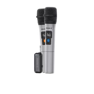 Par De Micrófonos Uhf Inalámbricos Con Receptor Master-g