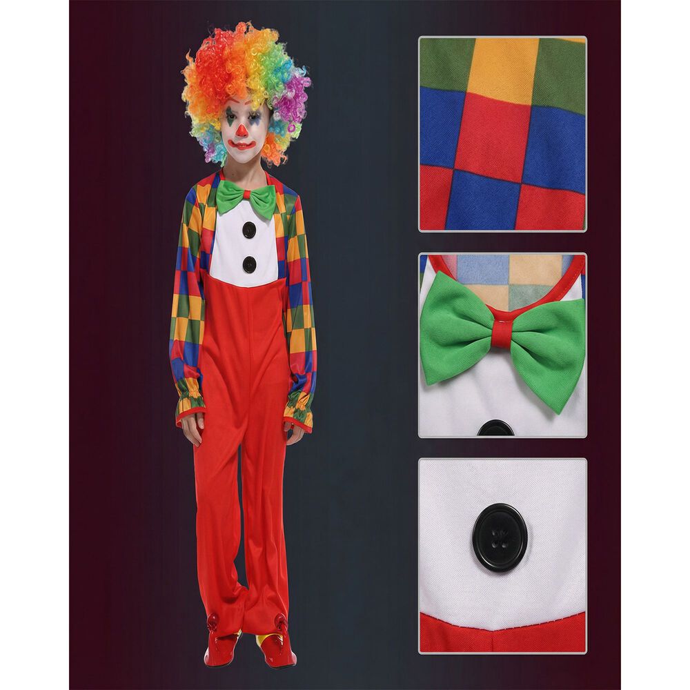 Disfraz Cosplay Payaso Buf&oacute;n Ni&ntilde;o image number 9.0