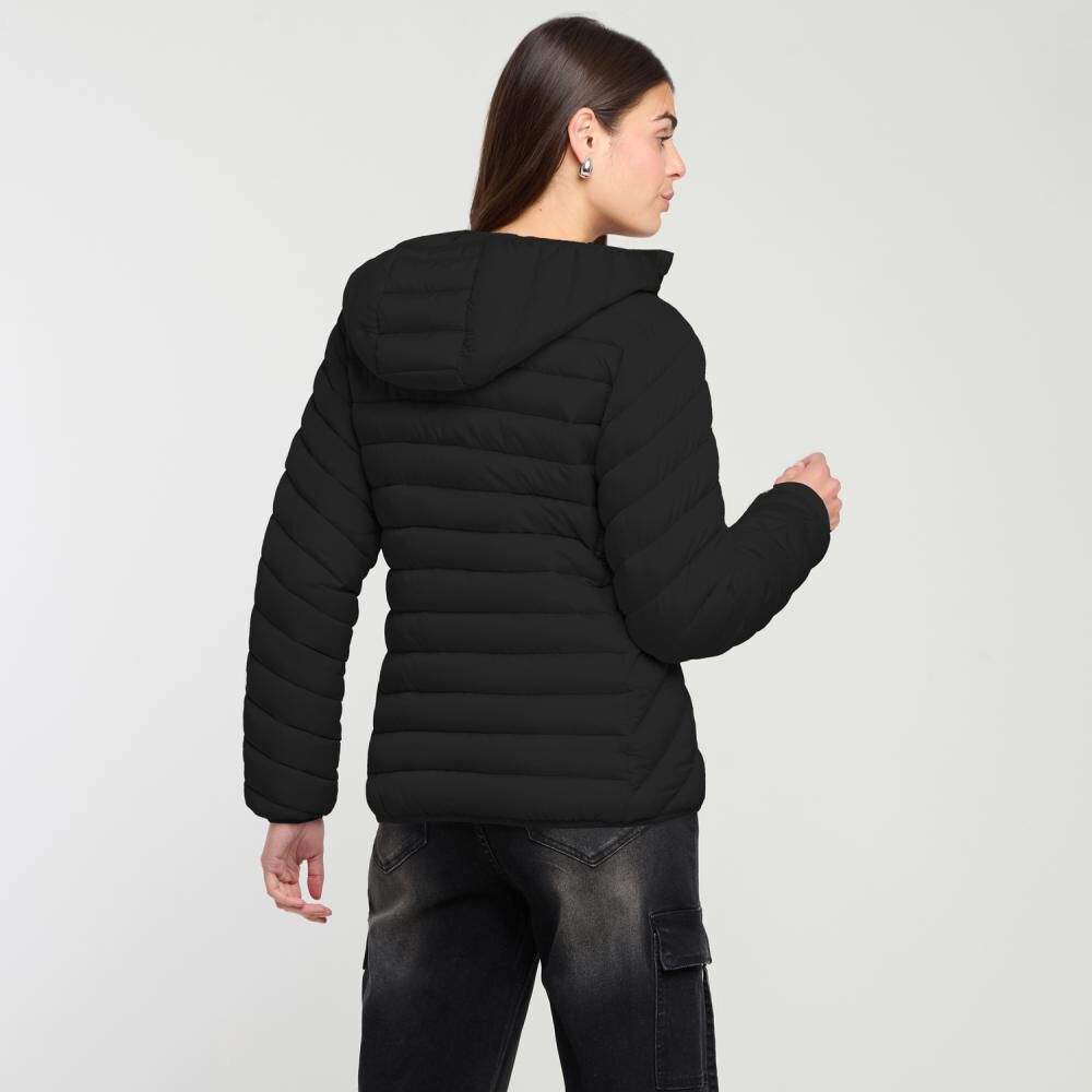 Parka En Linea Diagonal Cuello Alto Con Capucha Mujer Rolly Go image number 1.0