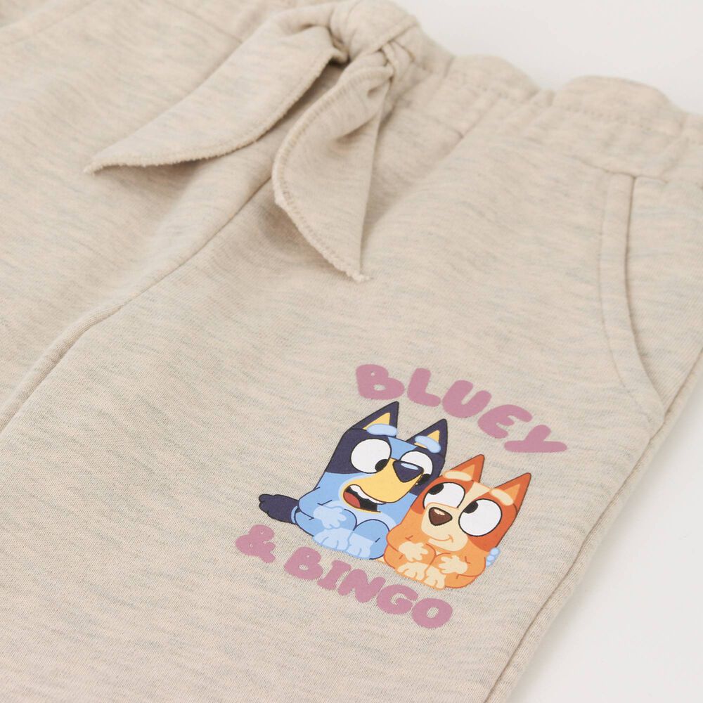 Pantal&oacute;n De Buzo Ni&ntilde;a Lazo Beige Bingo & Bluey image number 2.0