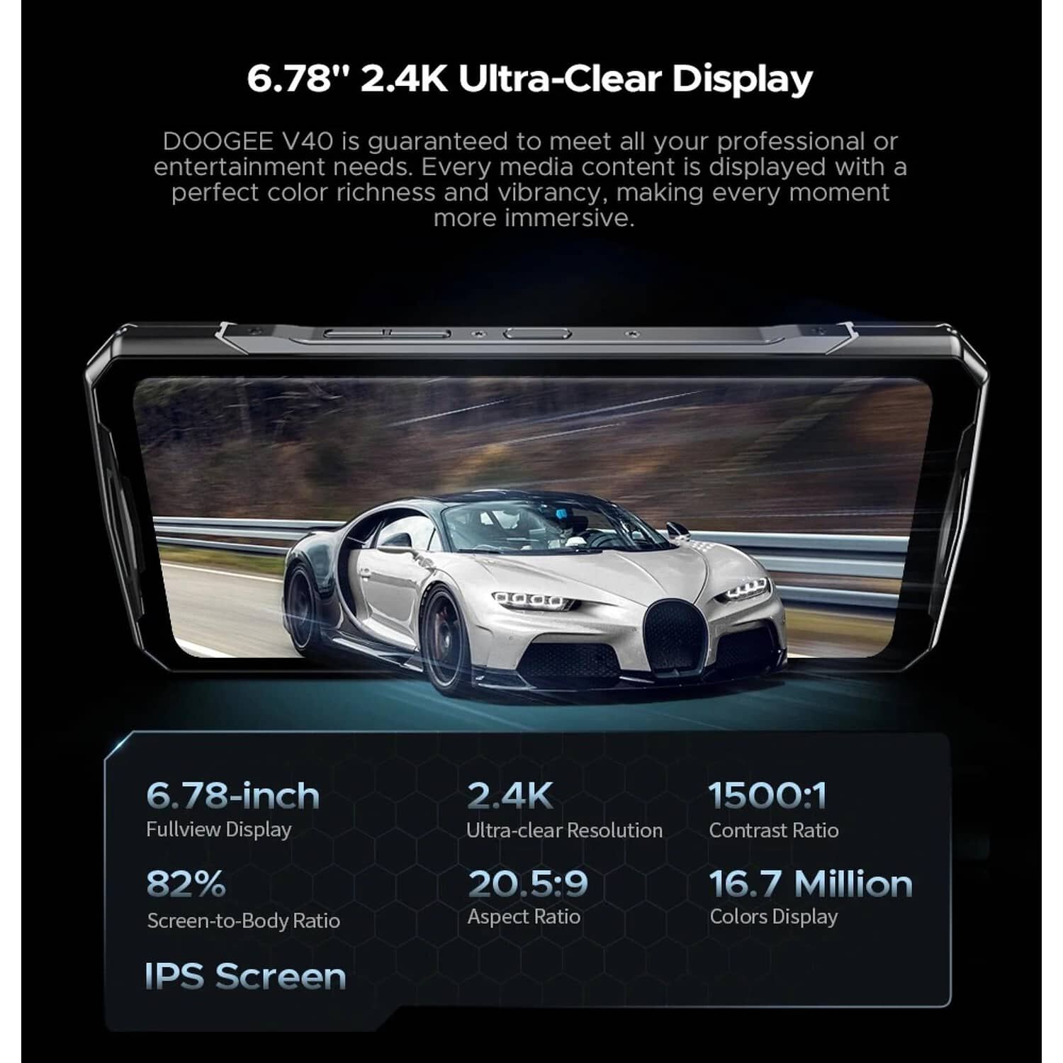 Doogee V40 - Smartphone Rugerizado 5g Con 108mp Y Bater&iacute;a De 8680mah image number 7.0