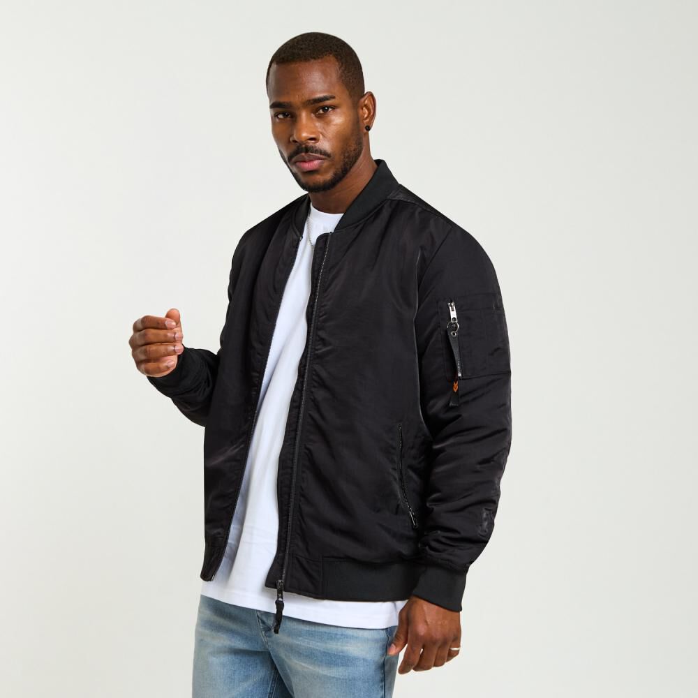 Chaqueta Lisa Slim Cuello Redondo Hombre Rolly G image number 2.0
