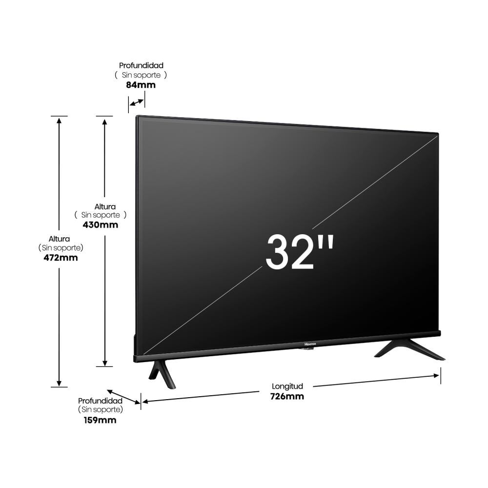Led 32" Hisense A4K / HD / Smart TV image number 3.0