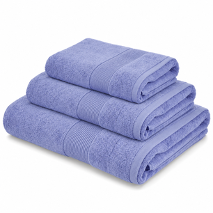 Juego Toallas De Ba&ntilde;o Belle Noite Lavanda / 3 Toallas 90X170CM-74X140CM-50X80CM