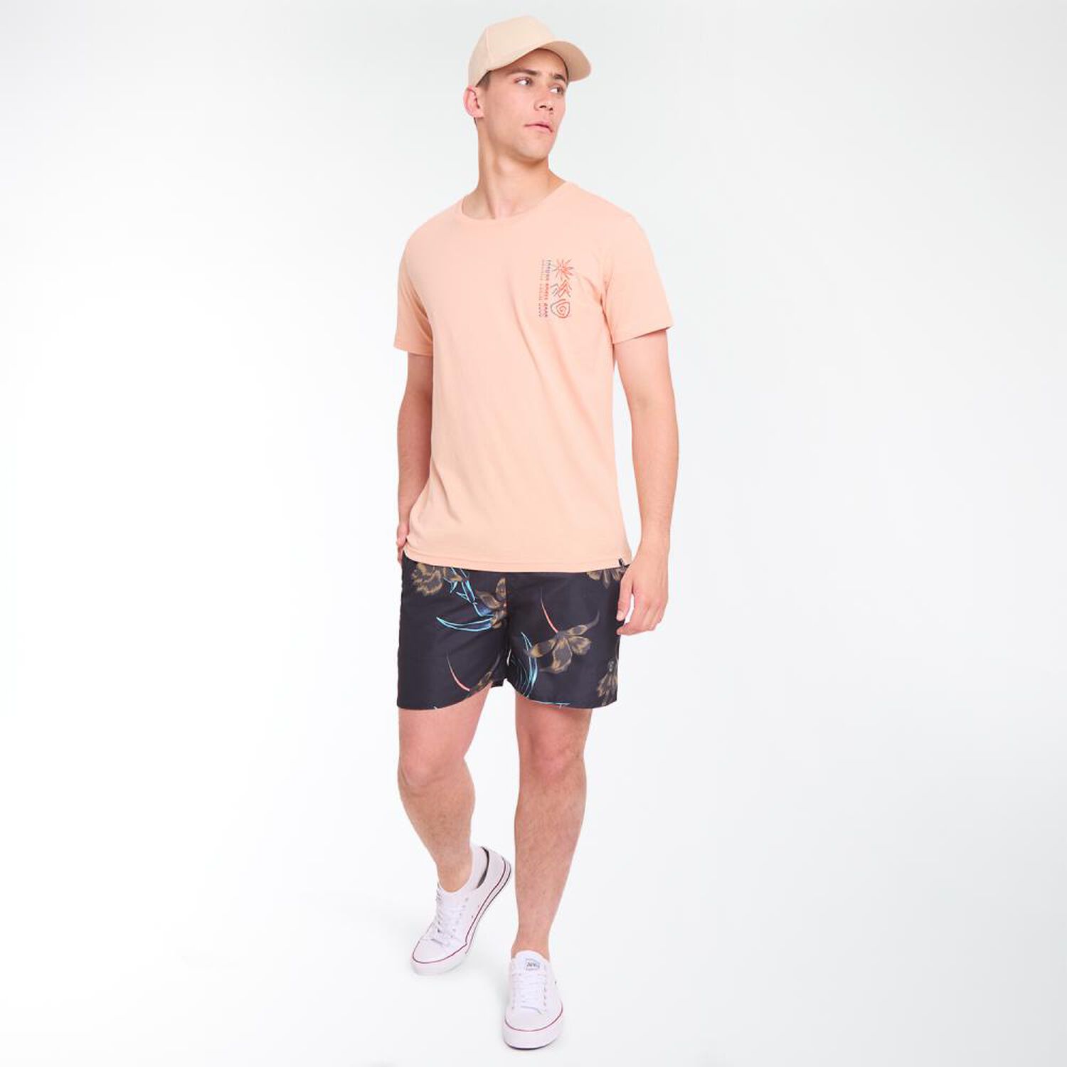 Polera Lisa Manga Corta Cuello Redondo Hombre Ocean Pacific image number 1.0