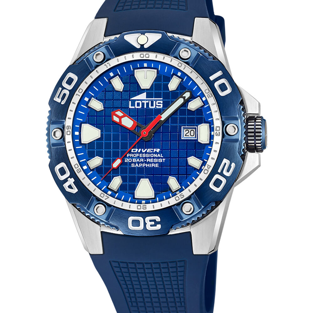 Reloj 18927/b Lotus Azul Hombre Diver image number 0.0