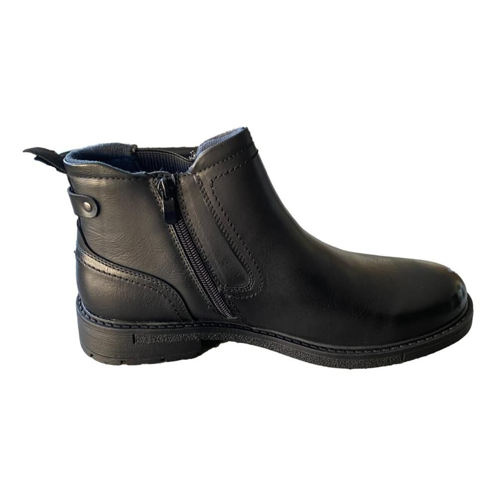 Botín Chelsea Hombre Agta 6007 Color Camel Y Negro image number 8.0