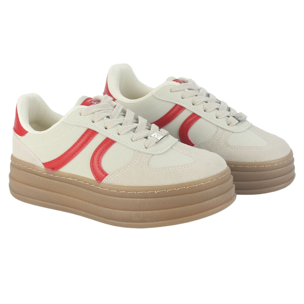 Zapatilla Chalada Mujer Andy-15 Beige Urbano image number 4.0