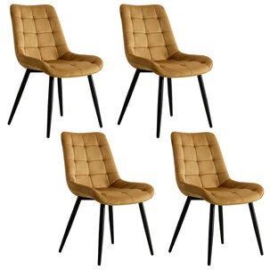Pack 4 Sillas De Comedor Cucuta Caf&eacute;