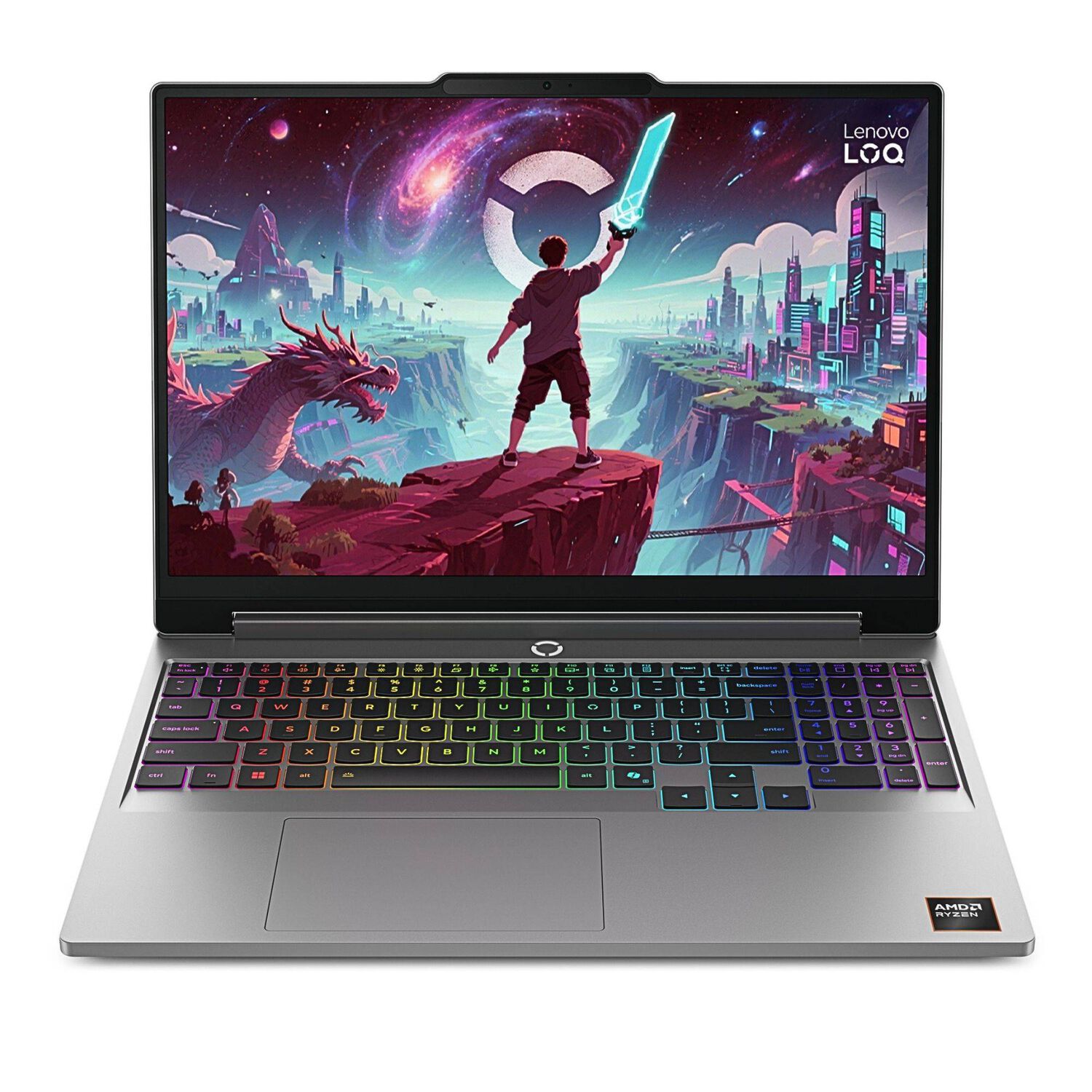 Notebook Gamer Lenovo Loq Amd Ryzen 7 16gbram 512gbssd Nvidia Geforce Rtx 5060 15.3" image number 0.0