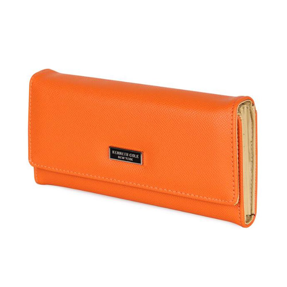 Billetera Mujer Flap-bessie Orange Kenneth Cole image number 2.0