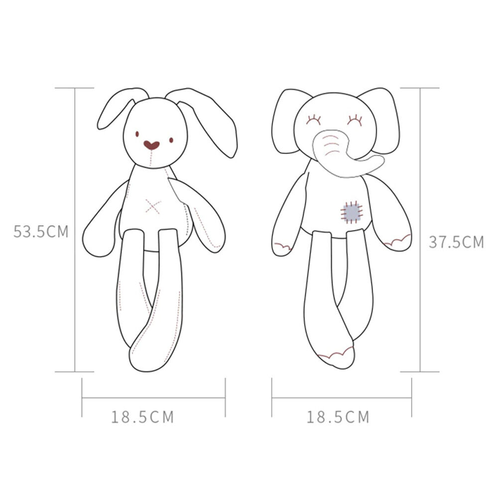 Peluche De Apego Juguete Tuto Amigo Para Bebe Guagua image number 2.0