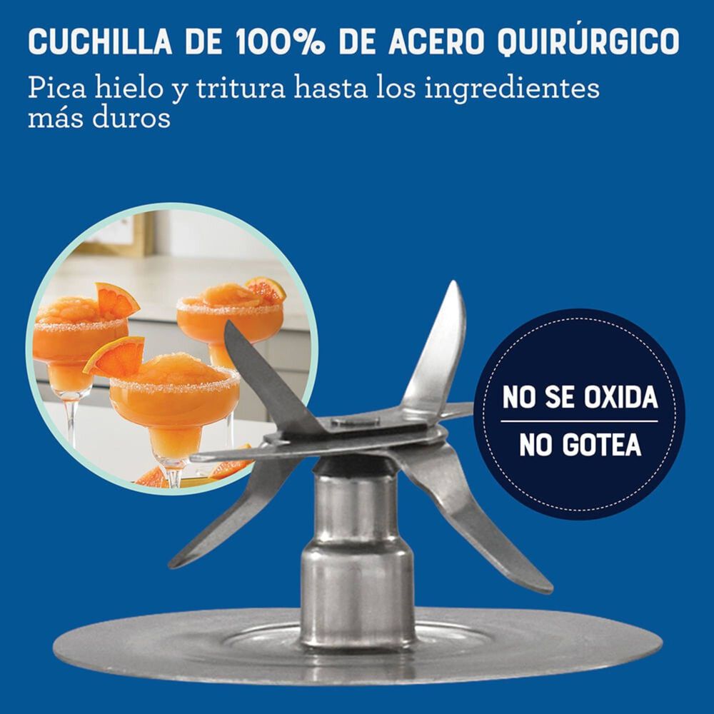 Licuadora Oster Roja Con Programas Automáticos, Tecnología Reversible Y Vaso Blend-n-go Blstpyg1310rbg image number 4.0