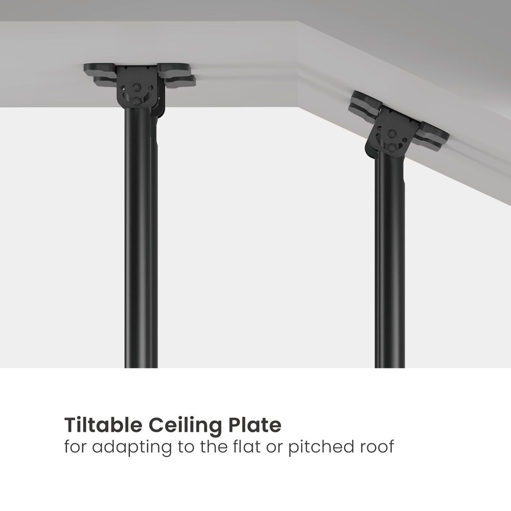Soporte De Techo Doble Tubo Para Televisores Grandes 60"~120" Brasforma Sbrp15610l image number 3.0