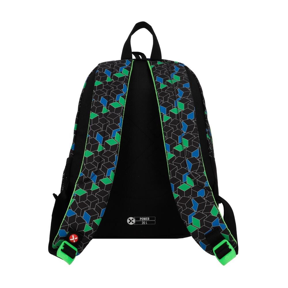 Mochila Xtrem Power 6xt Gamer Negro image number 2.0
