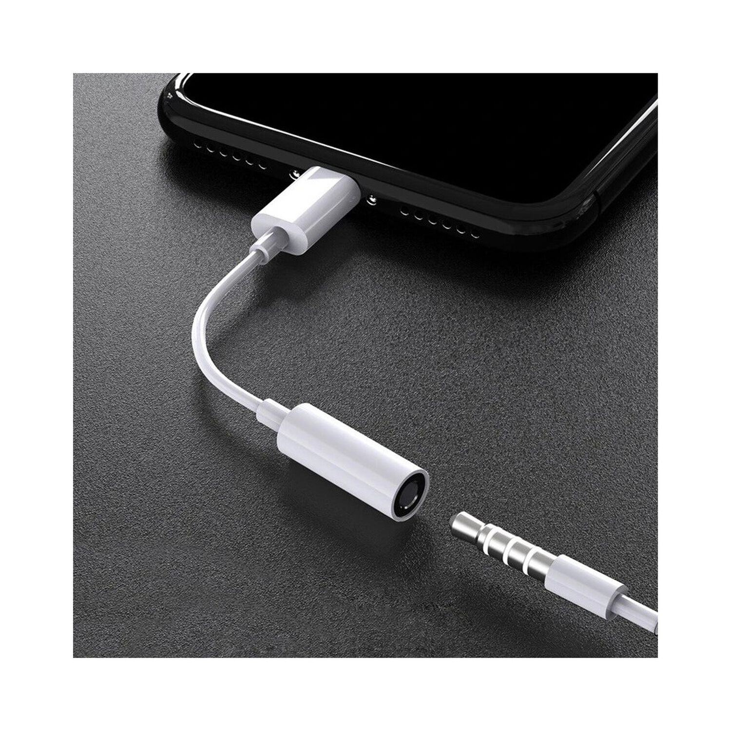 Adaptador De Aud&iacute;fonos Compatible Iphone Lightning A Jack 3.5mm image number 5.0