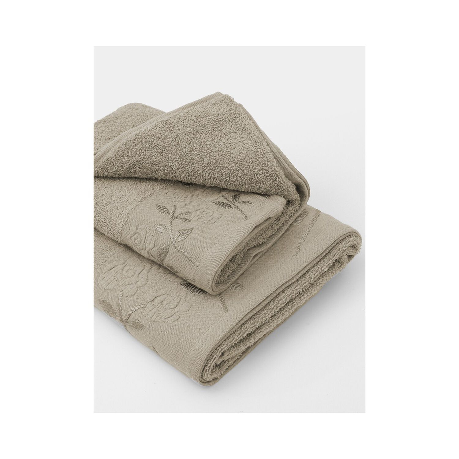 Juego Toalla Andes 2 Piezas Rosas Taupe image number 2.0