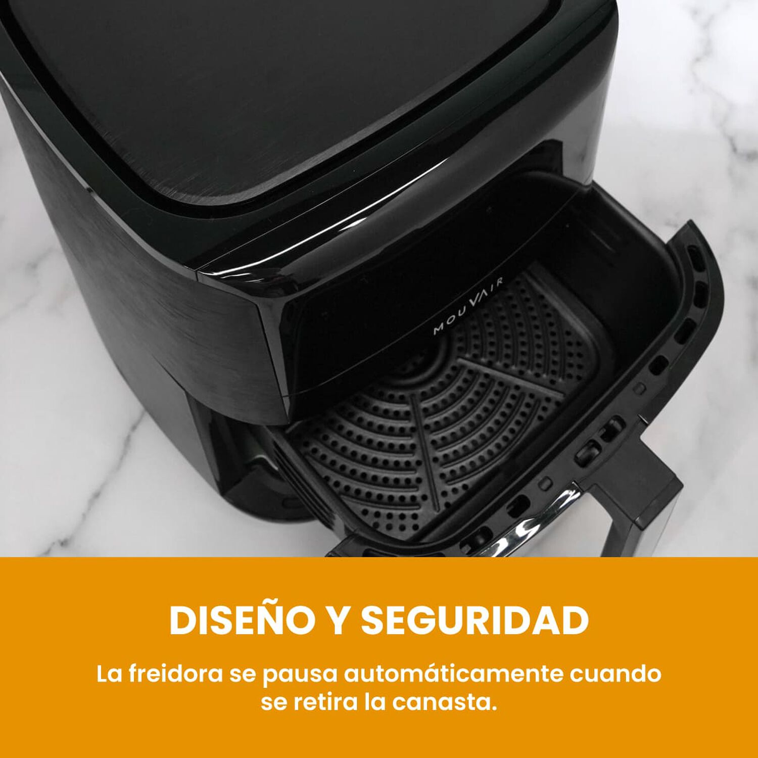 Freidora De Aire 7l Mouvair Gourmet image number 5.0