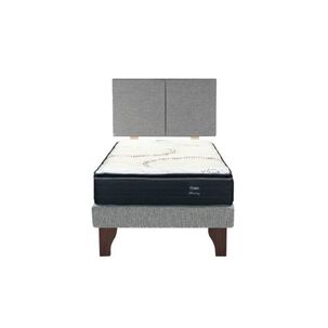 Cama Europea 1 Plaza 190 Plus Respaldo Everest