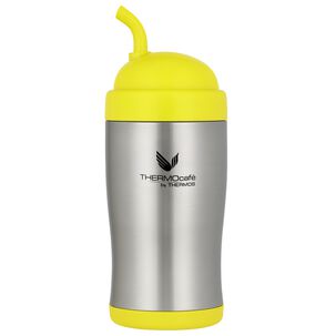 Vaso Térmico Mug Matero Inoxidable Thermos Amarillo 400ml