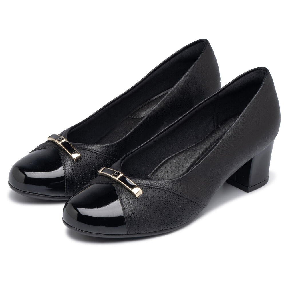 Zapato Mujer Negro/dorado Laura Piccadilly image number 2.0