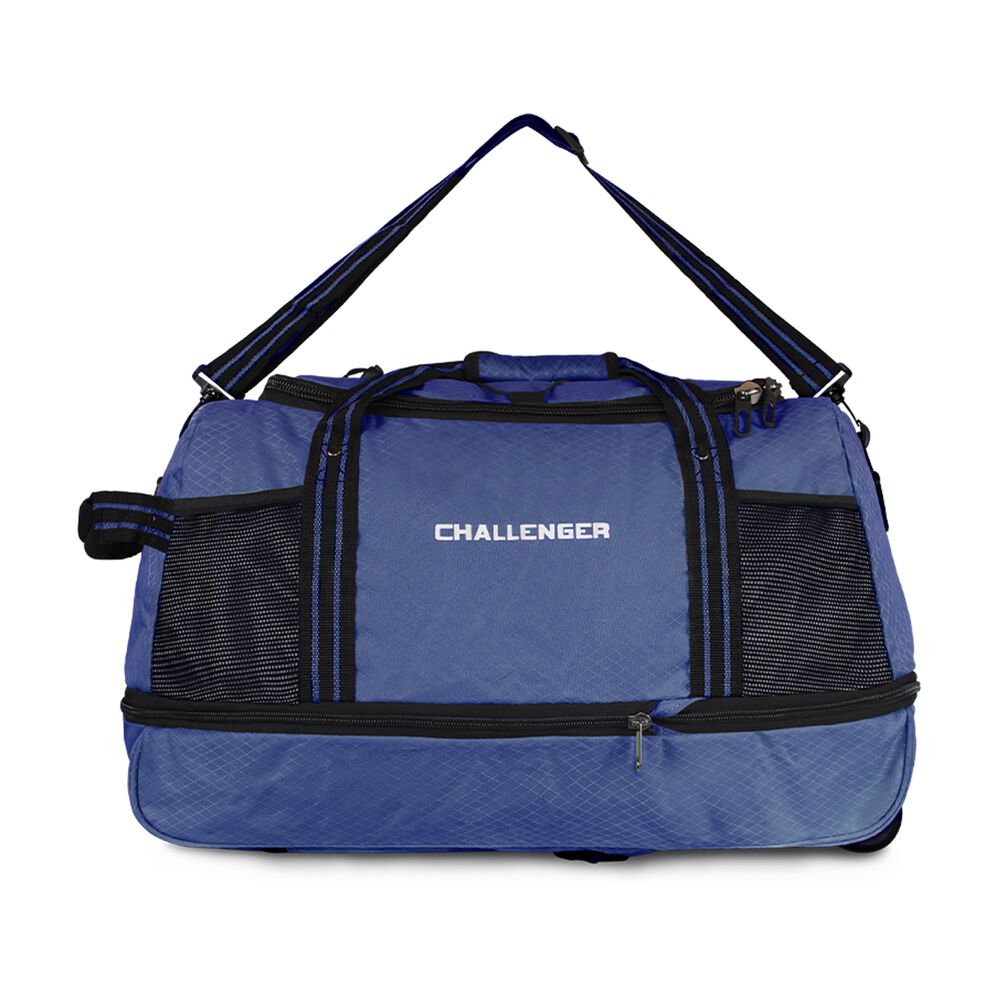 Bolso Tipo Mochila Con Ruedas + Candado Challenger Azul image number 6.0