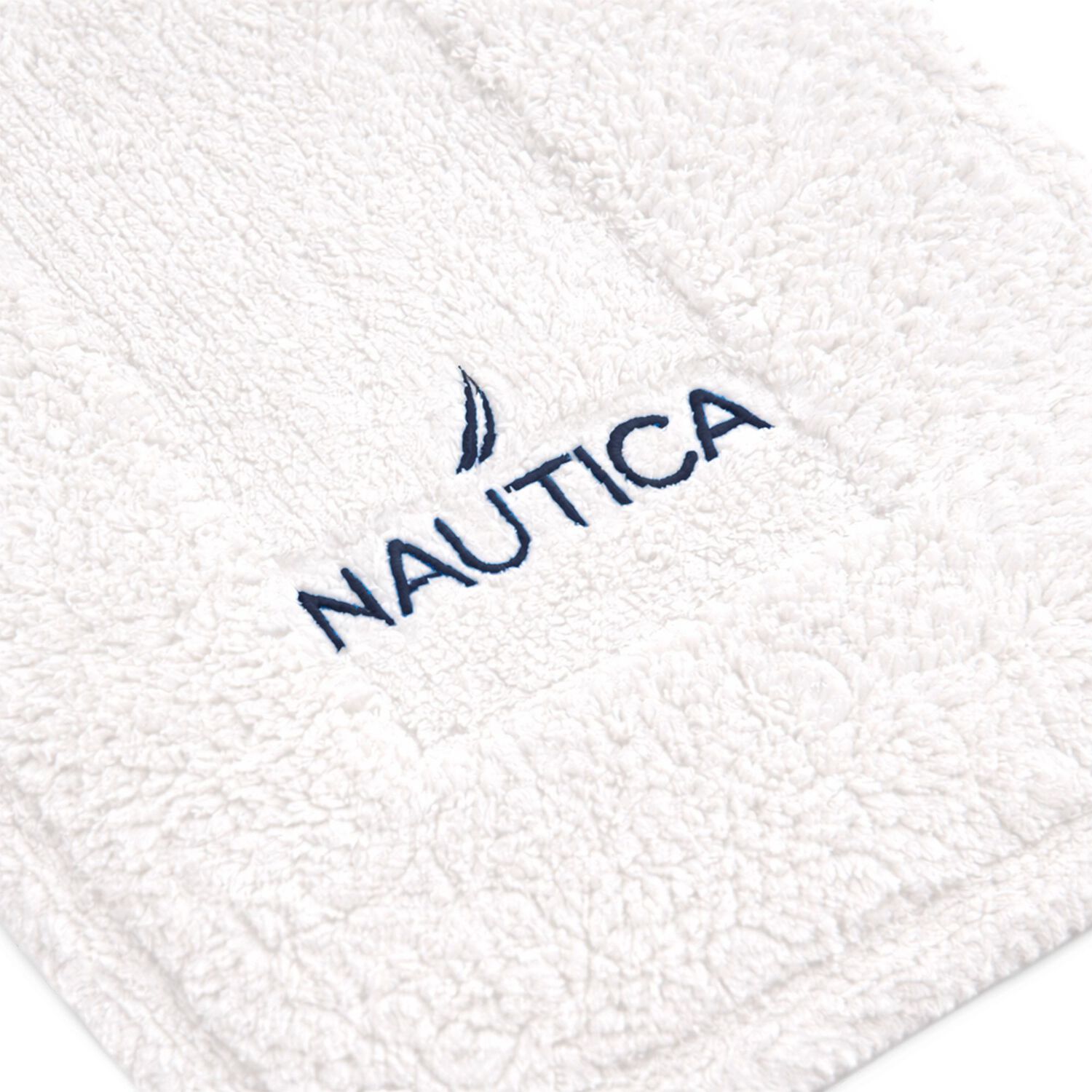 Pack 2 Alfombras De Ba&ntilde;o Algod&oacute;n Absorbente Gozo Nautica 50x80cm Blanco image number 5.0