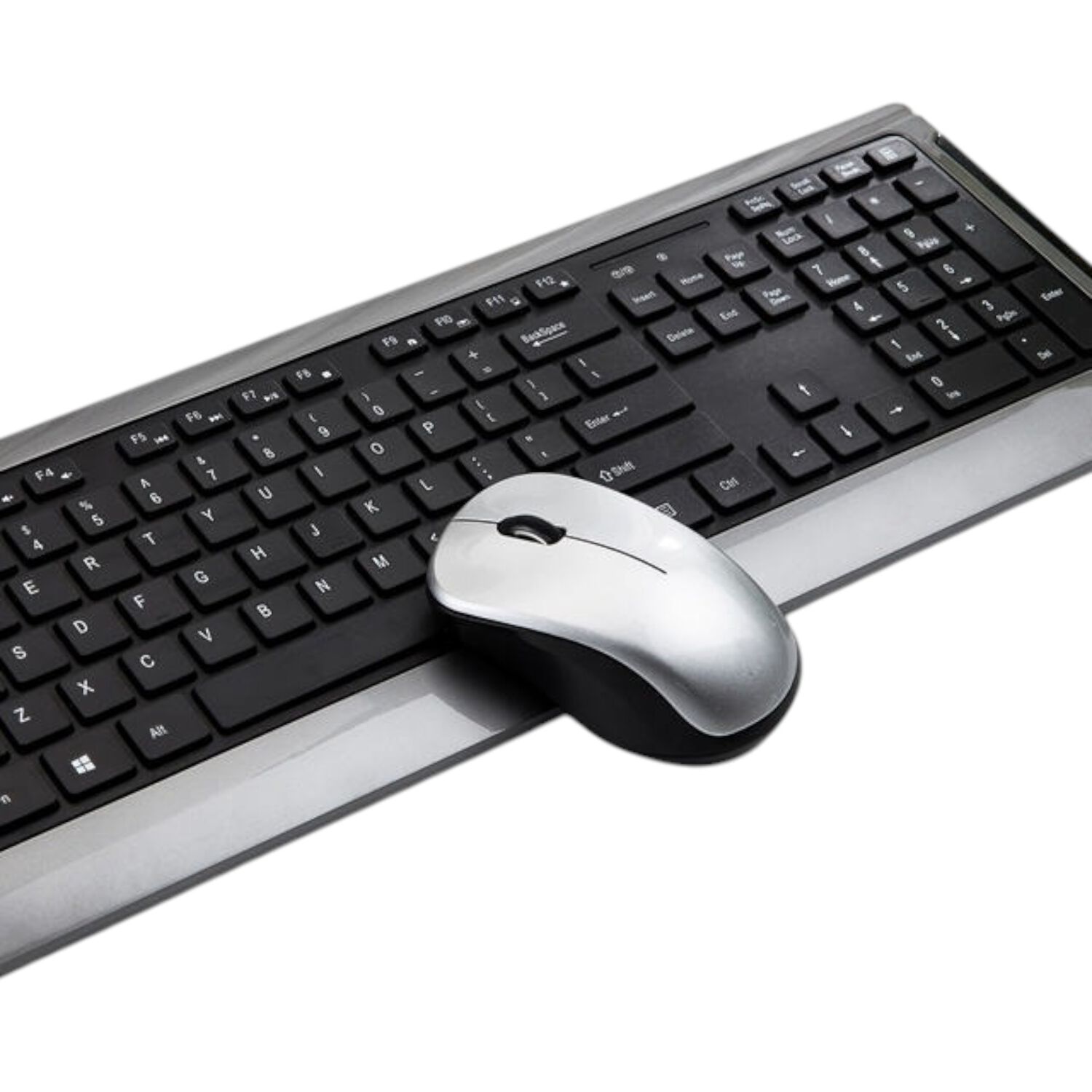 Teclado Y Mouse Inalambrico Teclas Planas Tecmaster Ld100 image number 1.0