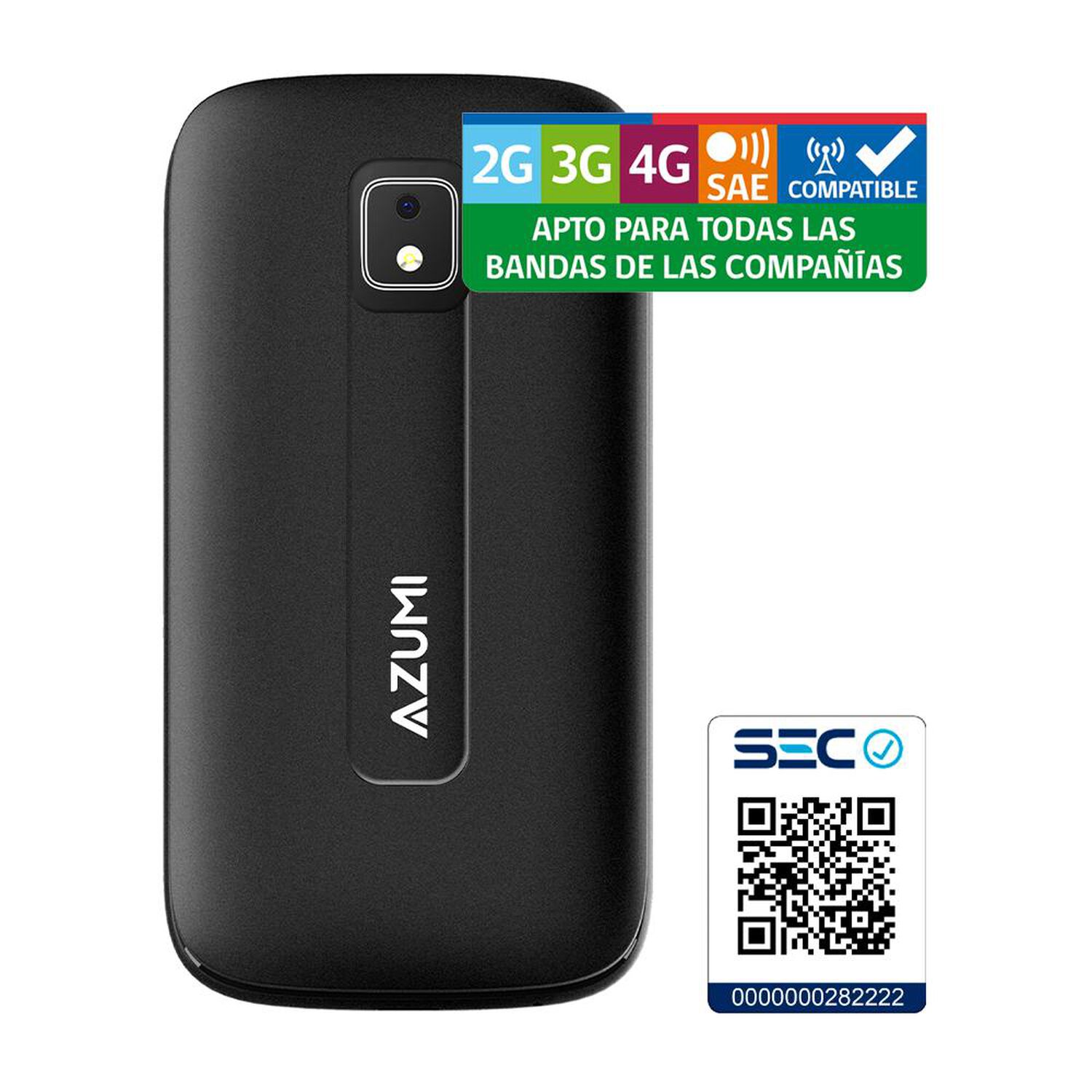 Celular B&aacute;sico Azumi AL35 / 128 MB / Claro image number 16.0