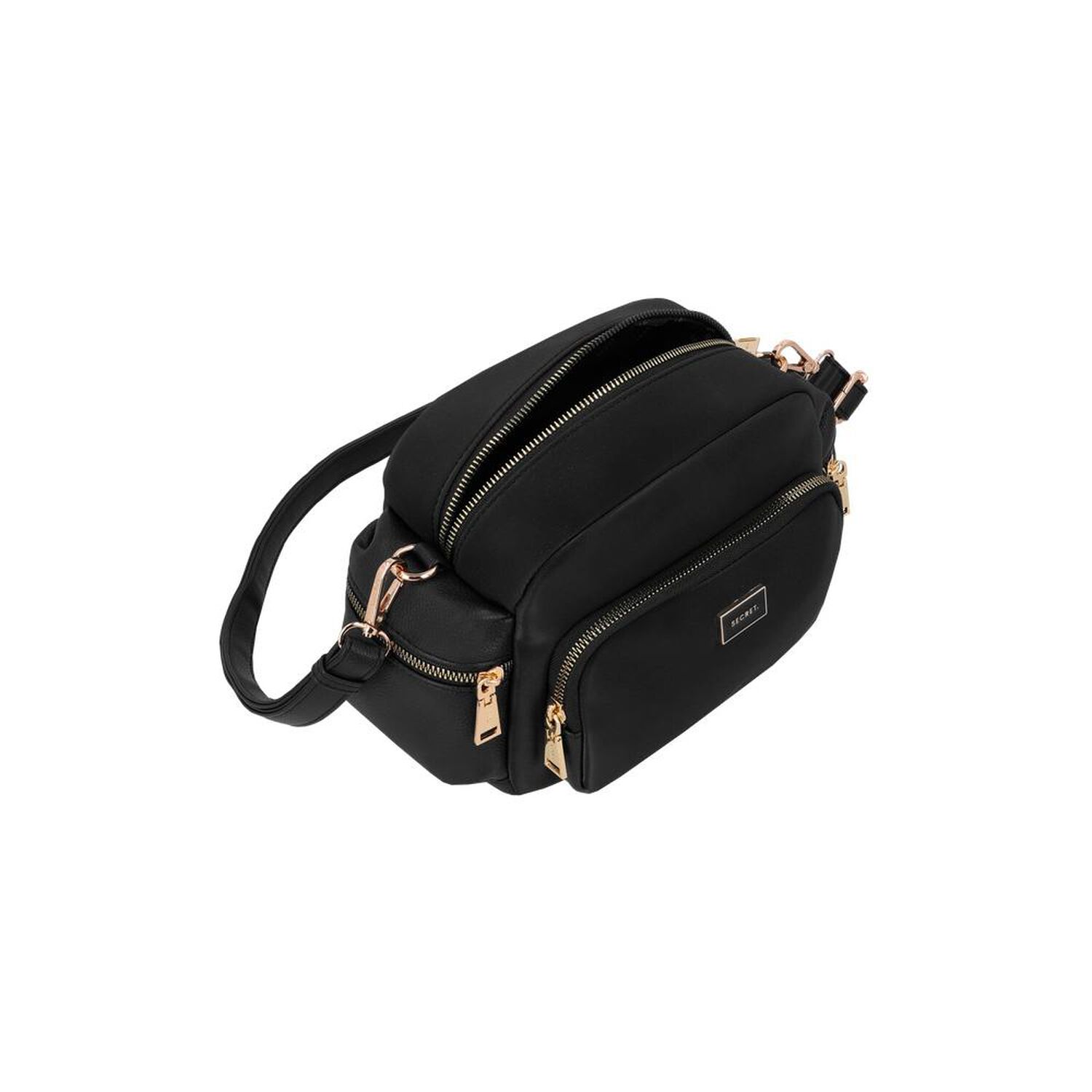 Bandolera Secret Trento St6 M Negro image number 3.0