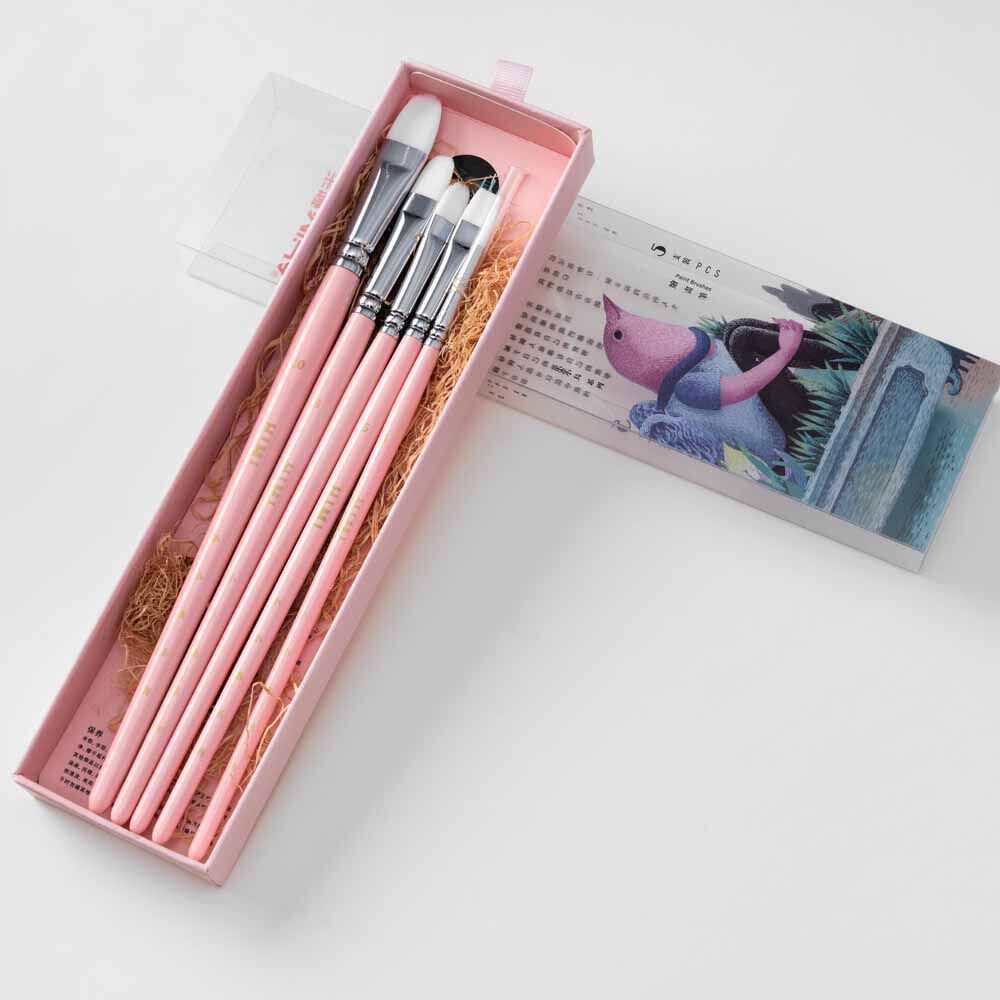 Himi - Miya Little Bird Set De 5 Pinceles Rosado image number 7.0