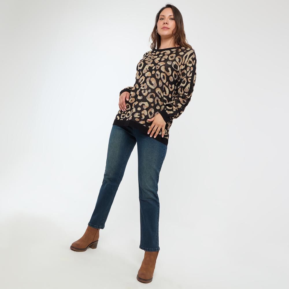 Jeans Tiro Medio Skinny Push Up Mujer Sexy Large image number 1.0
