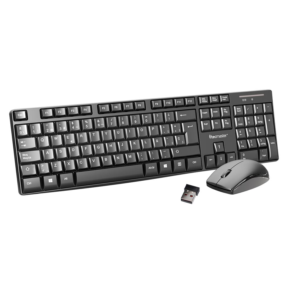 Kit Teclado Y Mouse Inalambrico Tecmaster Multimedia 100512 image number 5.0