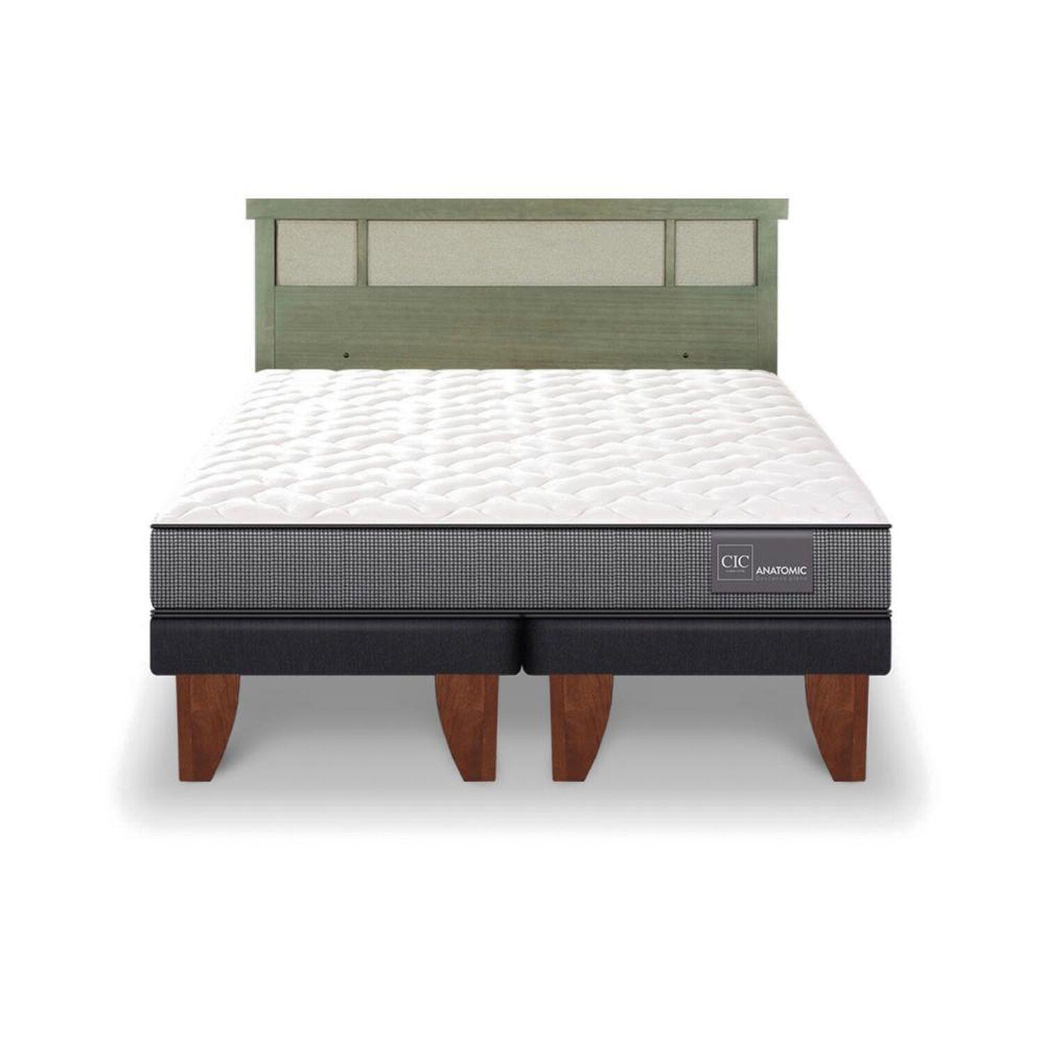Cama Europea Cic Anatomic / King / Base Dividida + Respaldo image number 0.0