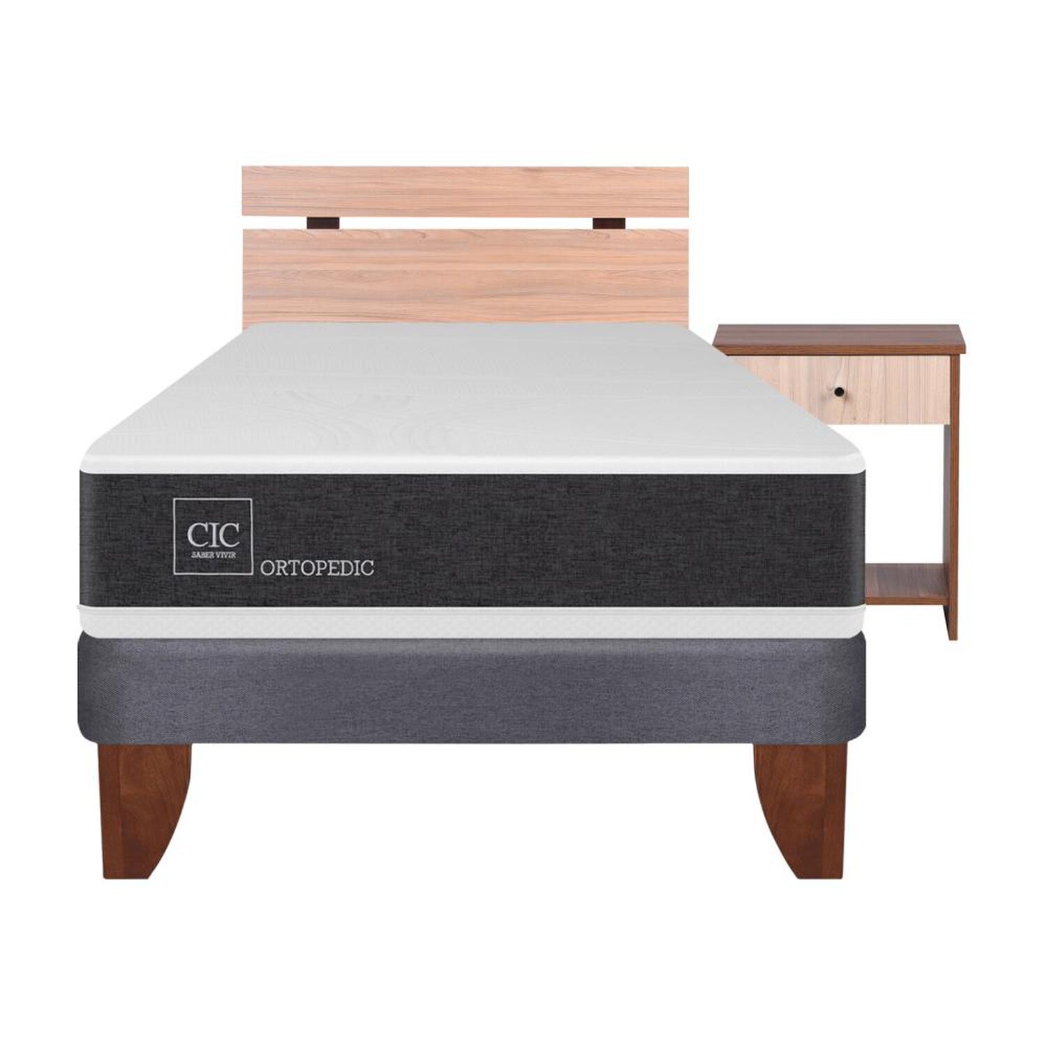 Cama Europea Cic Europea Ortopedic / 1.5 Plazas / Base Normal image number 0.0