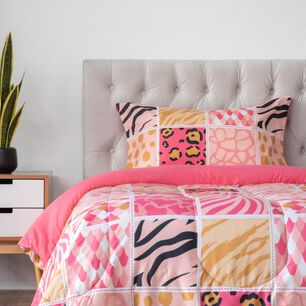 Plum&oacute;n Casaideal Kids Patchwor 15p / 1.5 Plazas