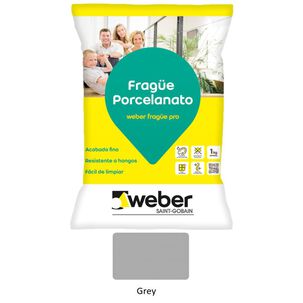 Fragüe Porcelanato 1kg Grey - Weber