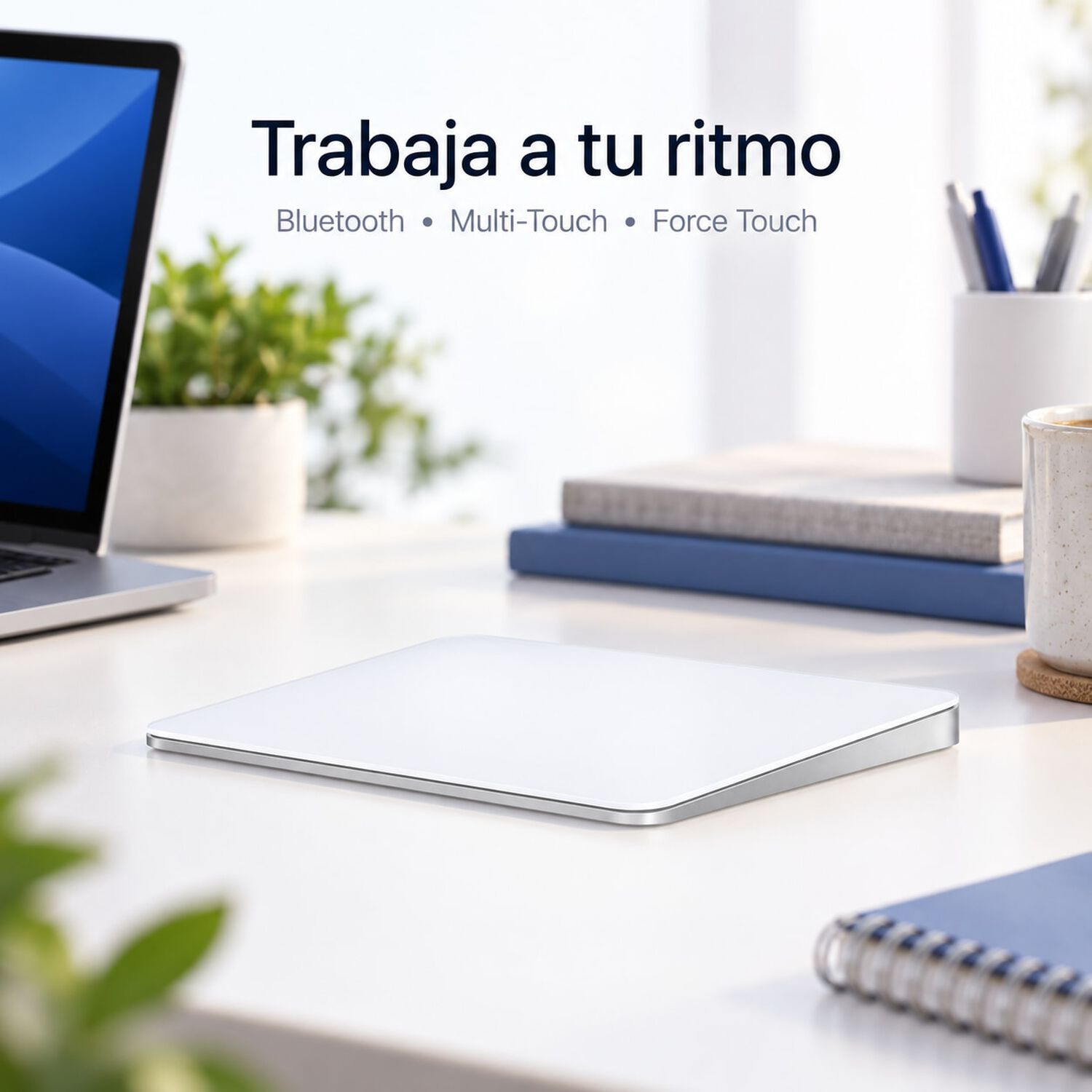 Trackpad Apple Magic Trackpad Usb-c Blanco Mxk93am/a image number 4.0