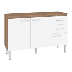 Mueble De Cocina Vekkahome Base Opie / 3 Puertas / 2 Cajones