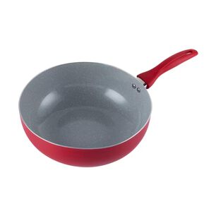 Sarten Wok Chef 28cm Aluminio Prensado Th-mwk28r Thomas