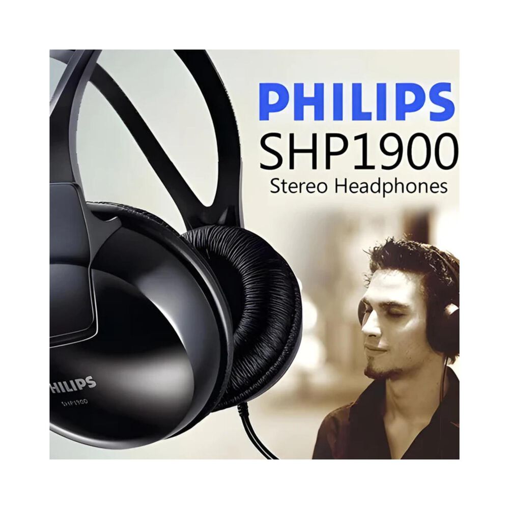 Audifonos Over Ear Jack 3.5mm Negro Shp1900/00 image number 2.0